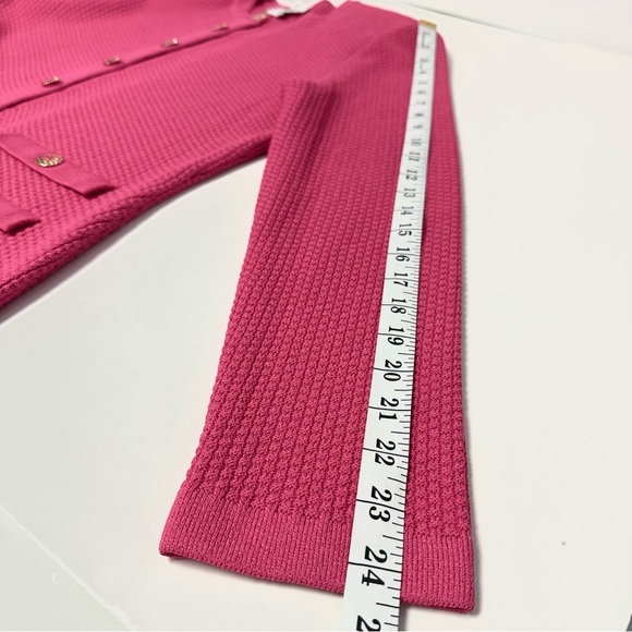 St. John Knit Fuscia Pink Skirt Suit Women’s 10 - Picture 14 of 16